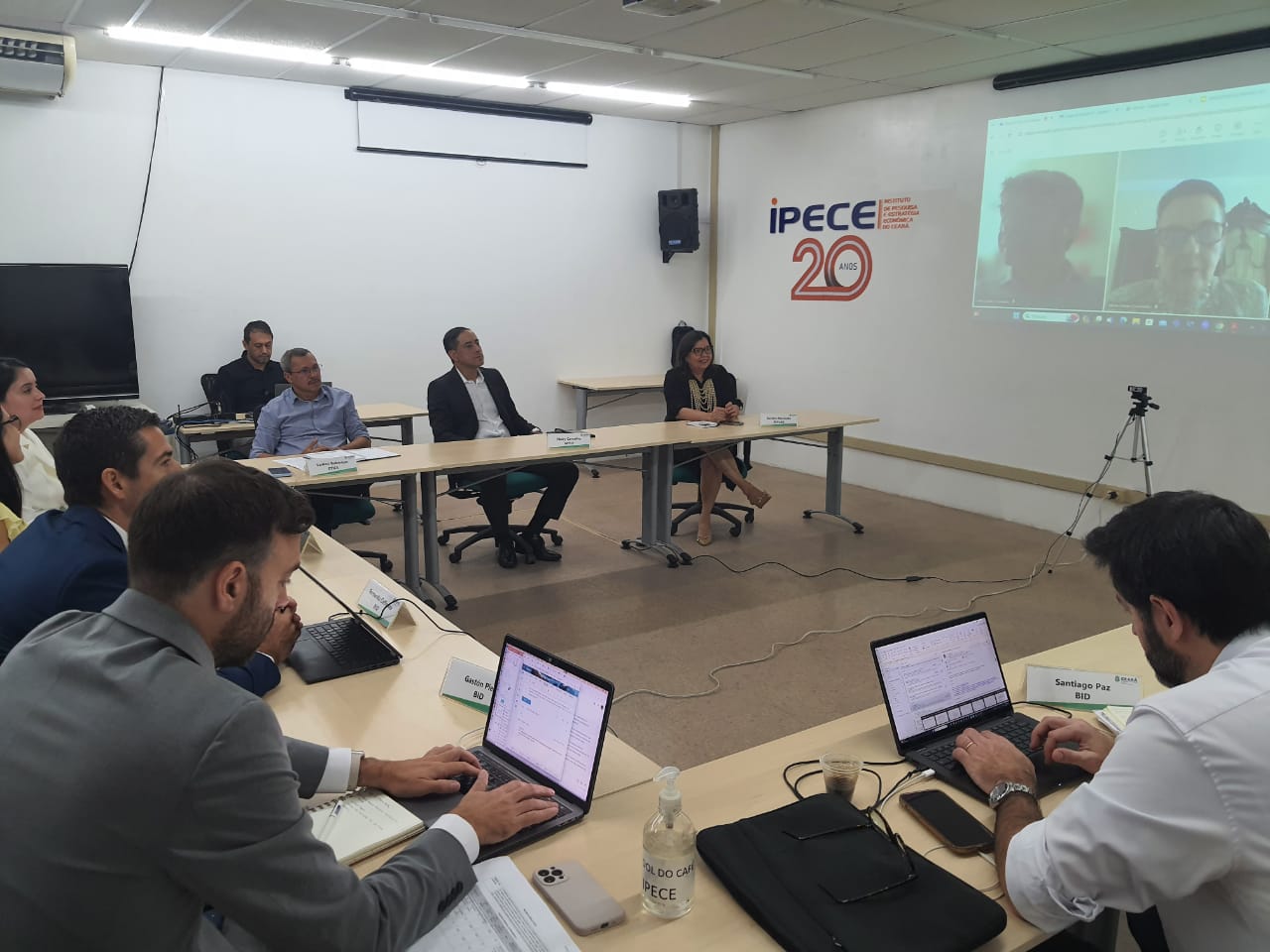 Etice participa de reuniões com técnicos do BID para avaliar execução do Programa Ceará Mais Digital