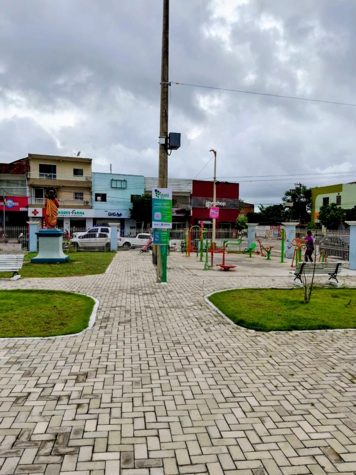 Etice inaugura ponto de Wi-Fi gratuito em Jijoca de Jericoacoara